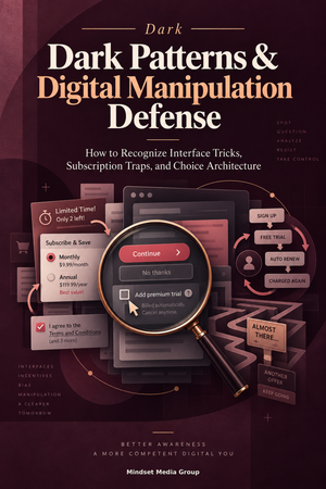 Dark Patterns & Digital Manipulation Defense cover — Mindset Media Group digital guide