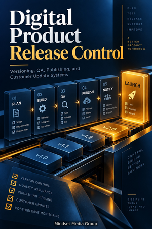 Digital Product Release Control™ — approved 2:3 portrait cover by Mindset Media Group