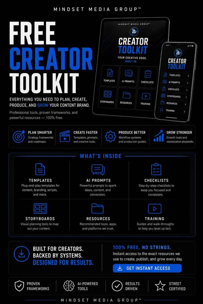 Free Creator Toolkit resource overview