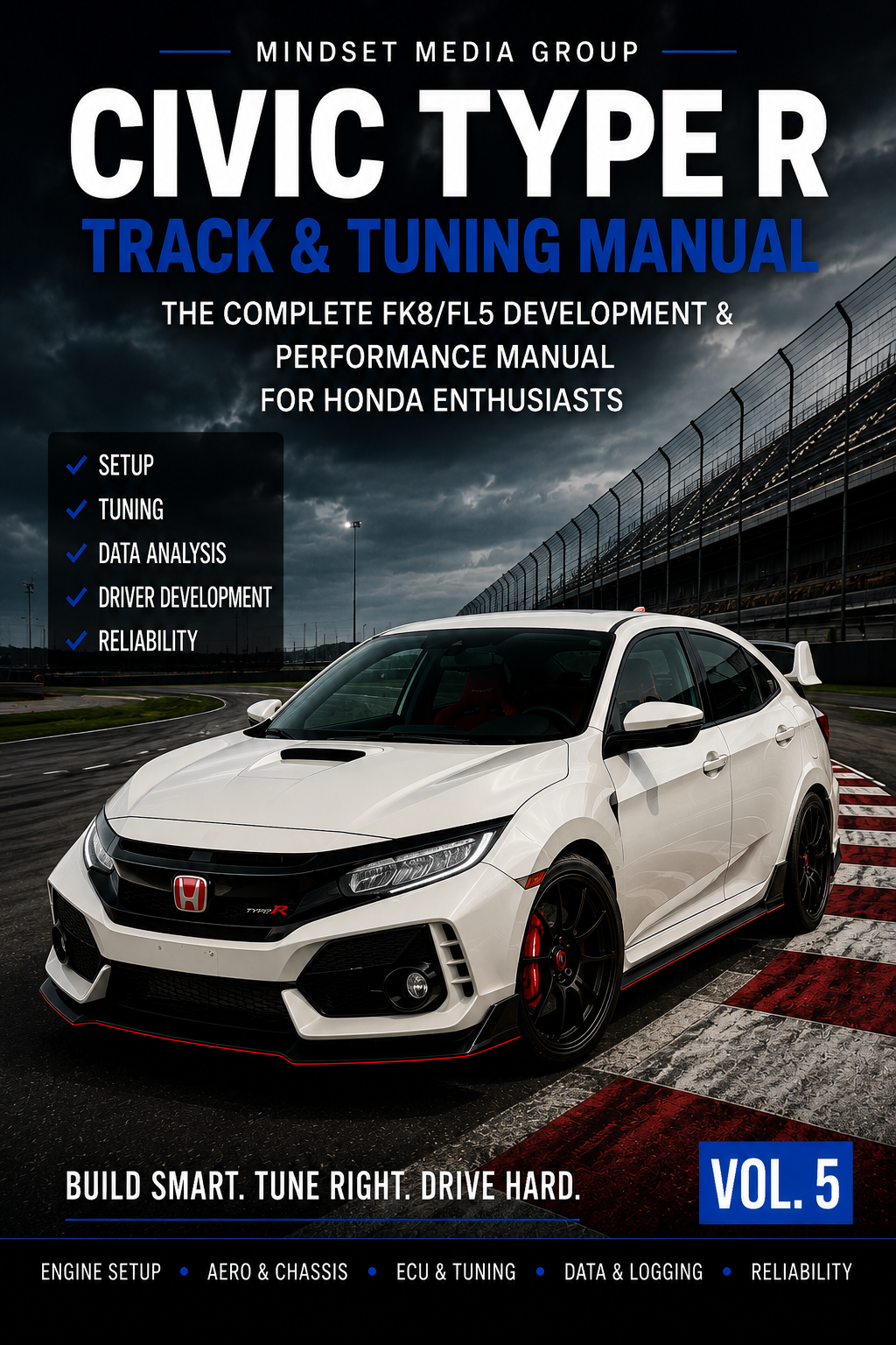 Civic Type R Track & Tuning Manual™ digital guide cover by Mindset Media Group™