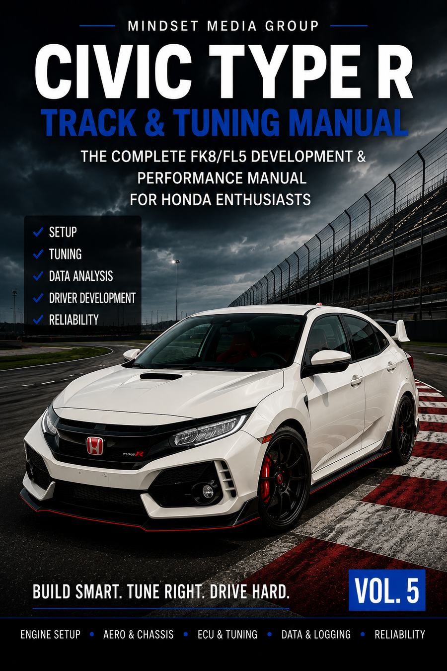 Civic Type R Track & Tuning Manual™ digital guide cover by Mindset Media Group™
