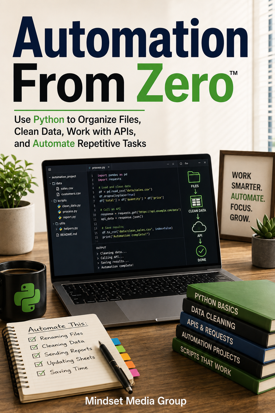 Automation From Zero™ digital guide cover by Mindset Media Group