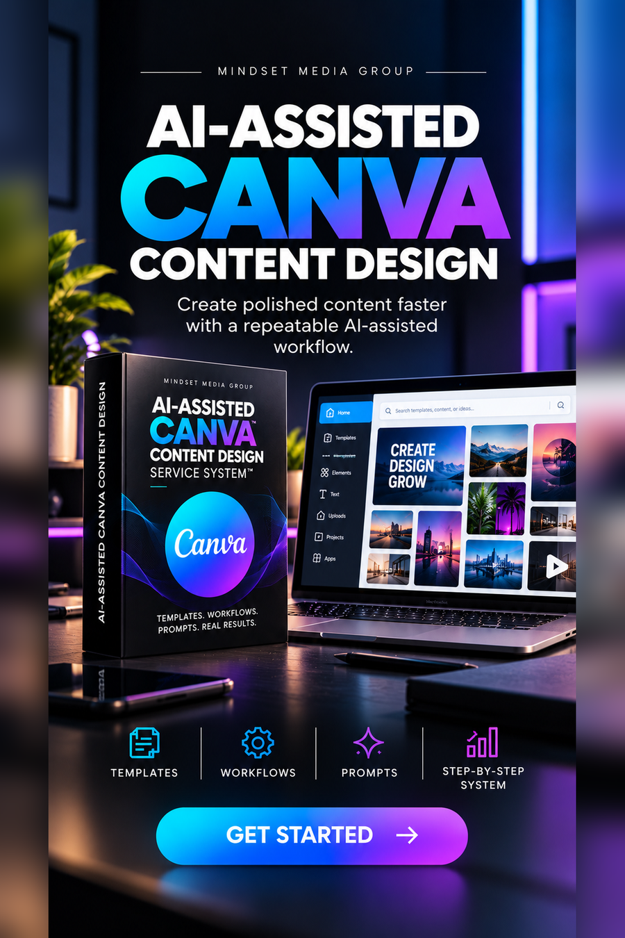 AI-Assisted Canva Content Design Service System™ journal cover