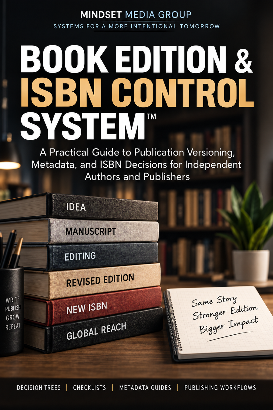 Book Edition & ISBN Control System™ — Mindset Journal featured image by Mindset Media Group