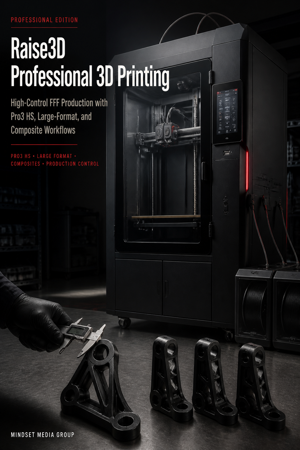 Raise3D Professional 3D Printing™ digital guide by Mindset Media Group