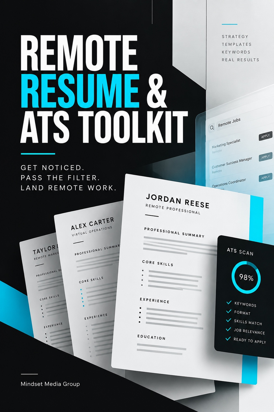 Remote Resume and ATS Toolkit digital guide cover