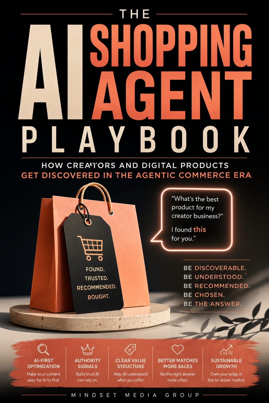 The AI Shopping Agent Playbook — Mindset Journal cover