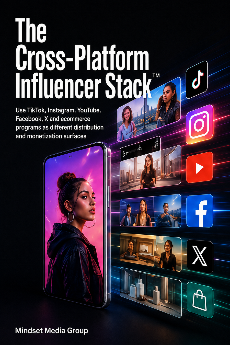 The Cross-Platform Influencer Stack™ — Mindset Journal cover