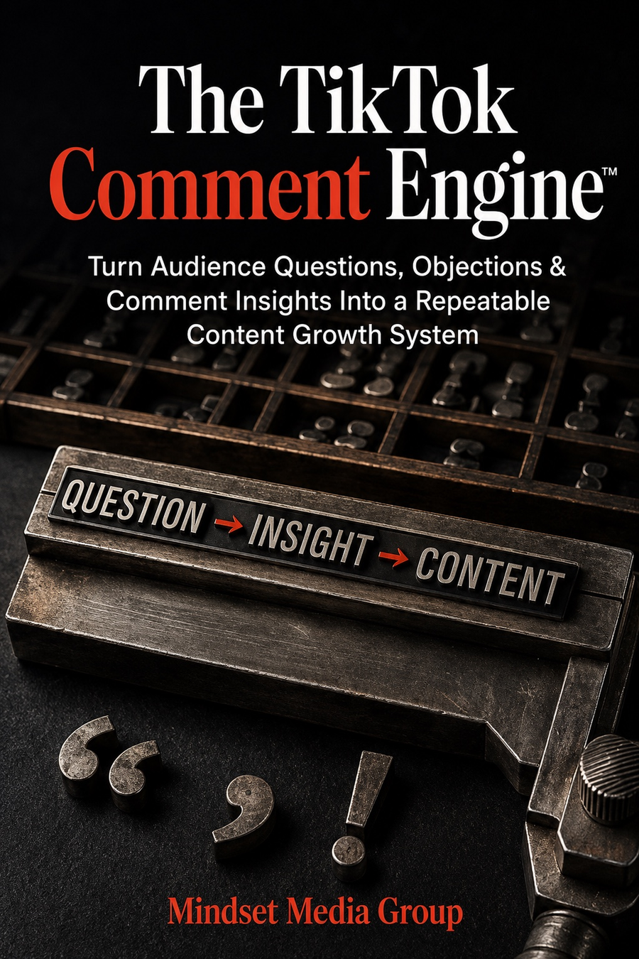 The TikTok Comment Engine™ — Mindset Journal editorial cover