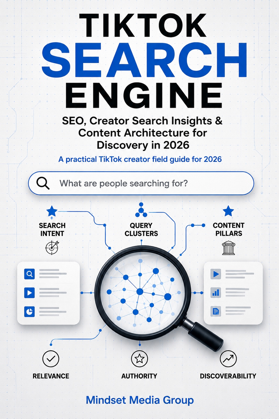 TikTok Search Engine™ cover — TikTok search intent, keyword research and discovery portfolio field manual