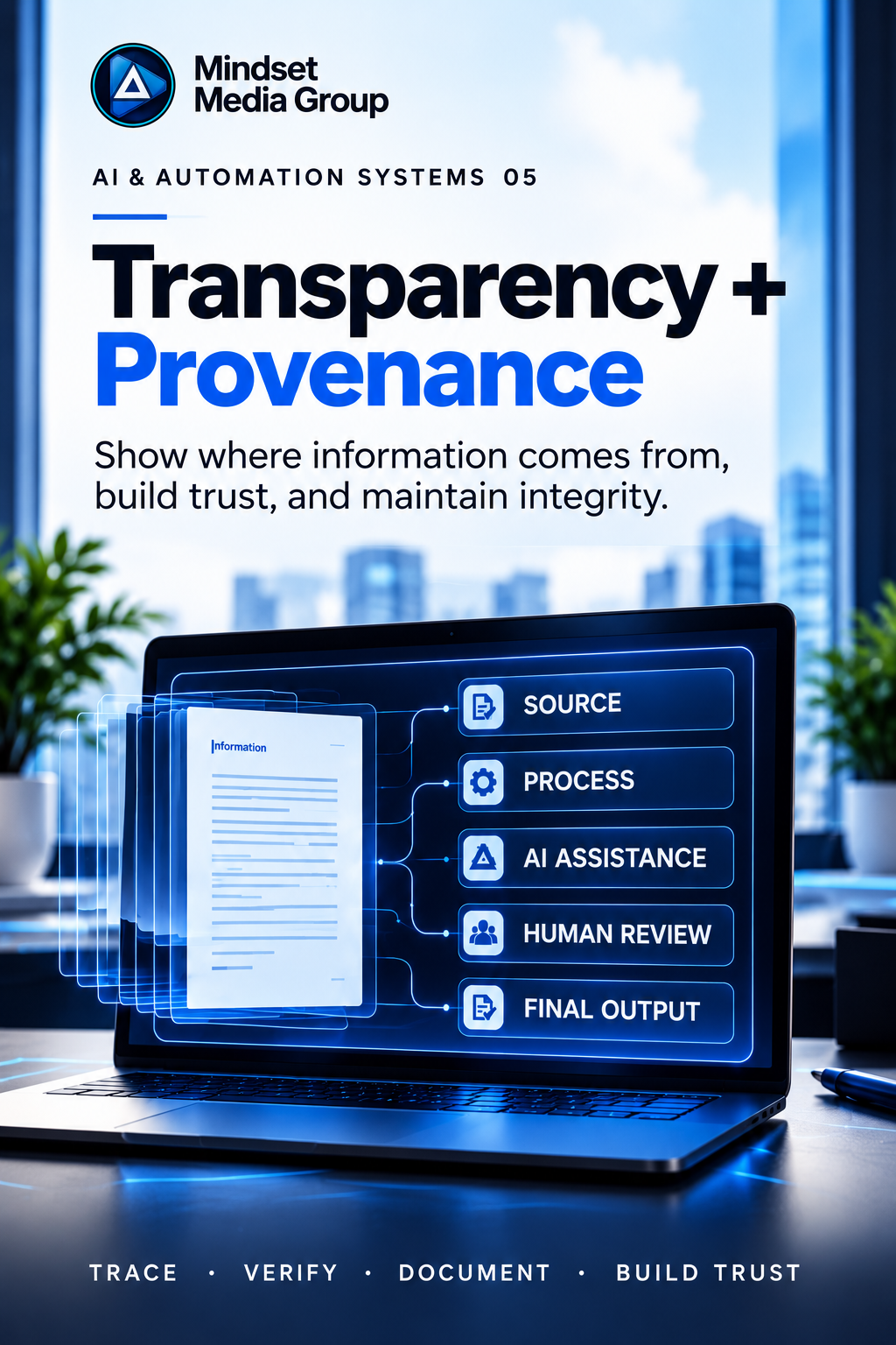 Transparency and Provenance — Mindset Journal