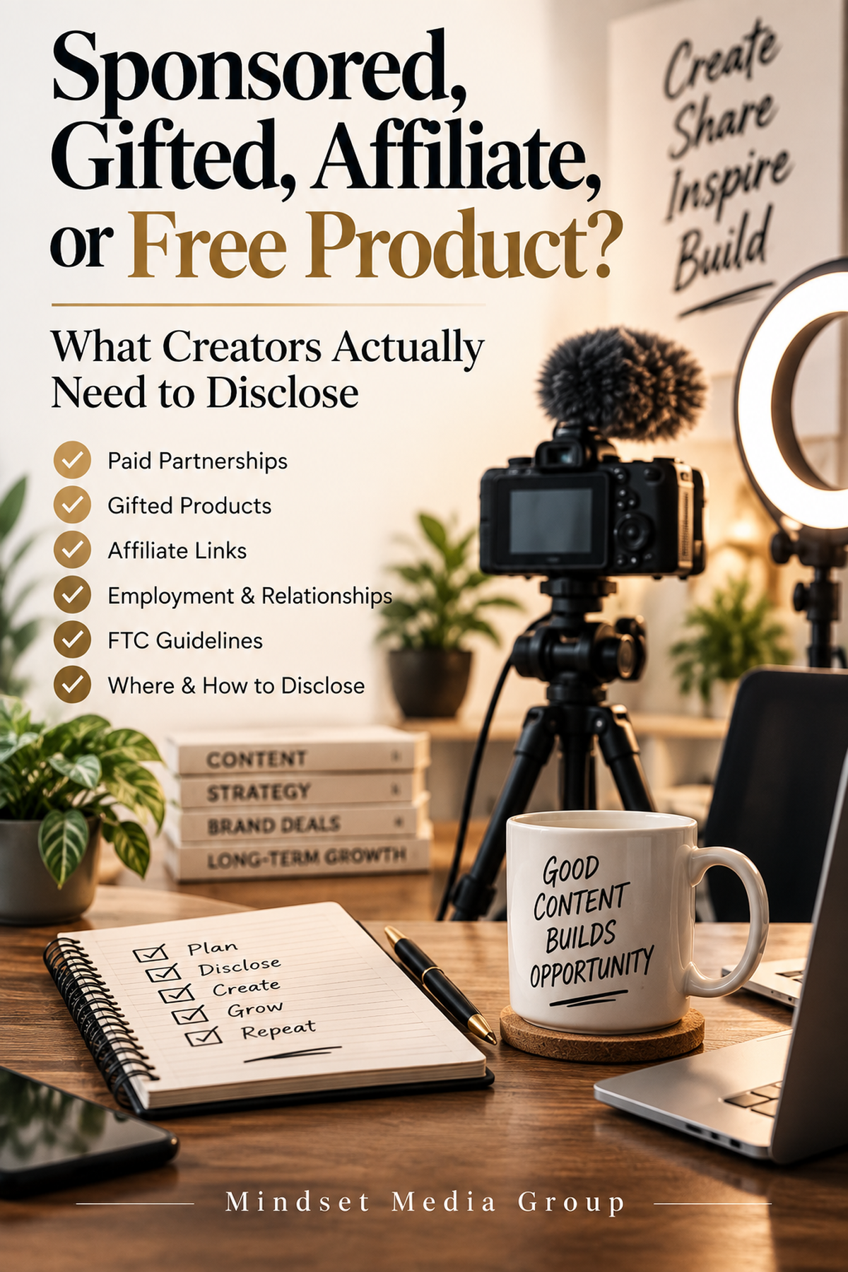 Sponsored, Gifted, Affiliate, or Free Product? — Mindset Journal cover