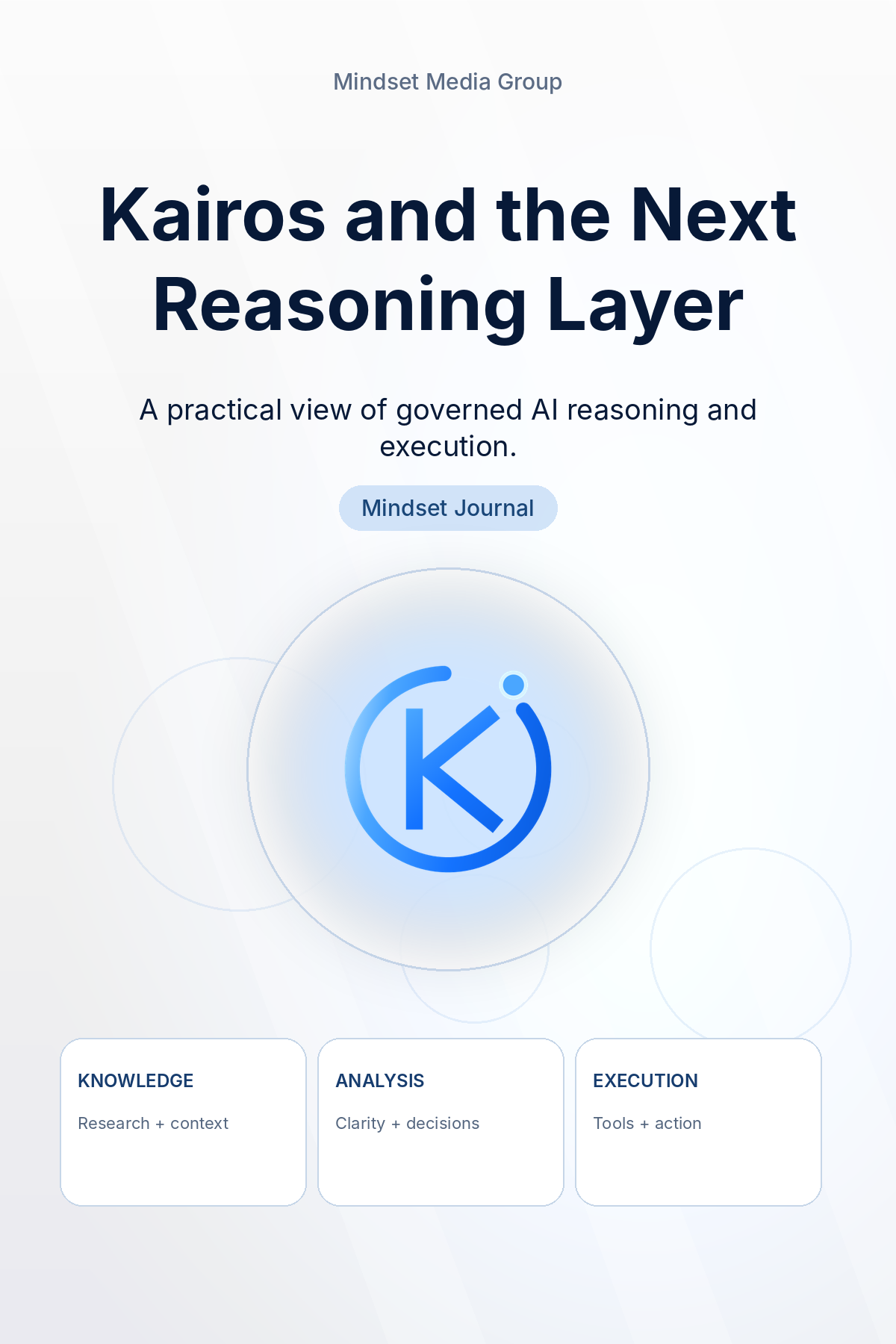 Kairos and the Next Reasoning Layer — Mindset Journal by Mindset Media Group