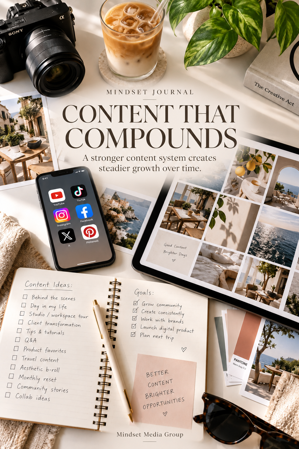 Content That Compounds — Mindset Journal featured image by Mindset Media Group