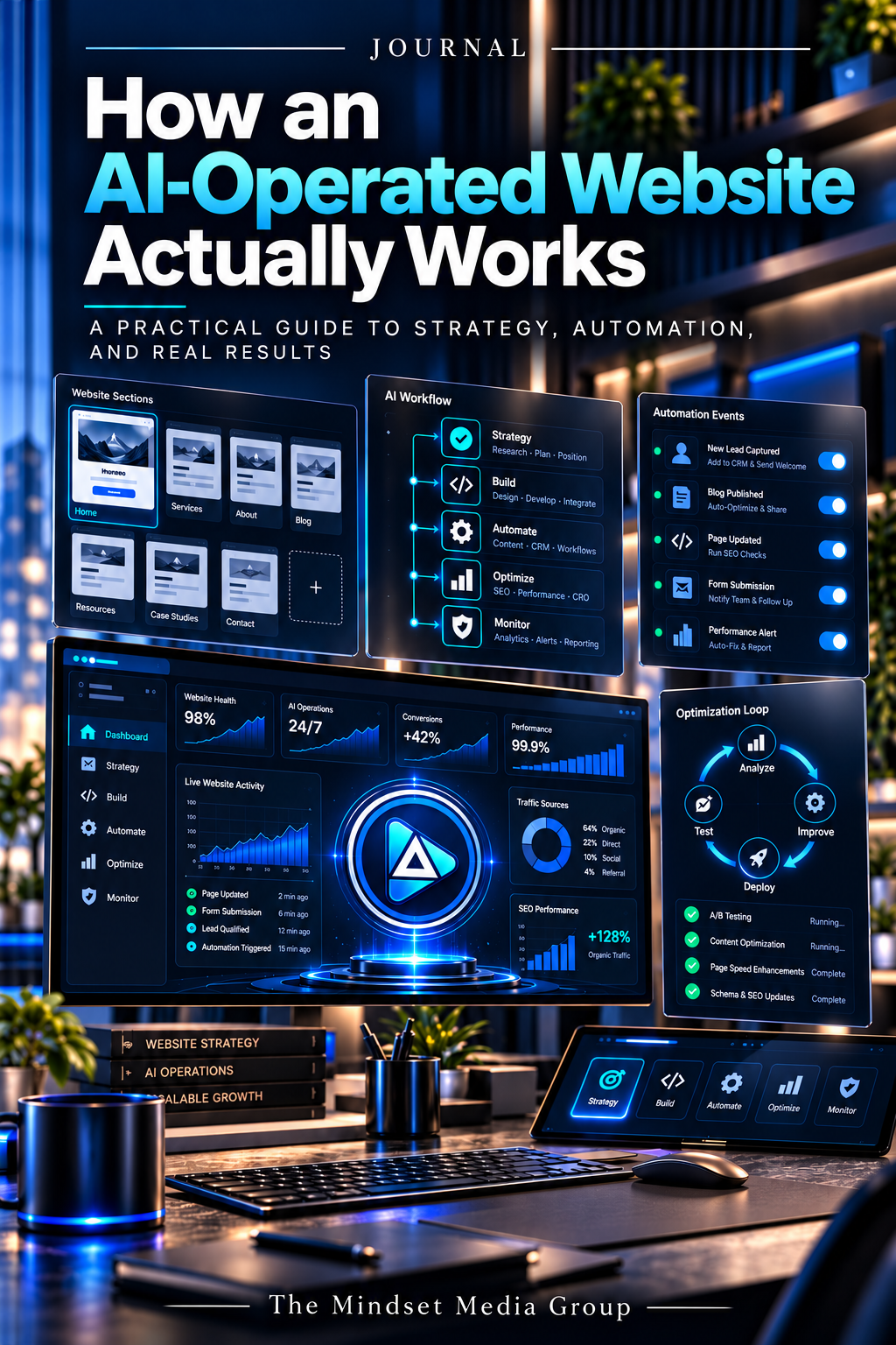 Mindset Journal cover: How an AI-Operated Website Actually Works