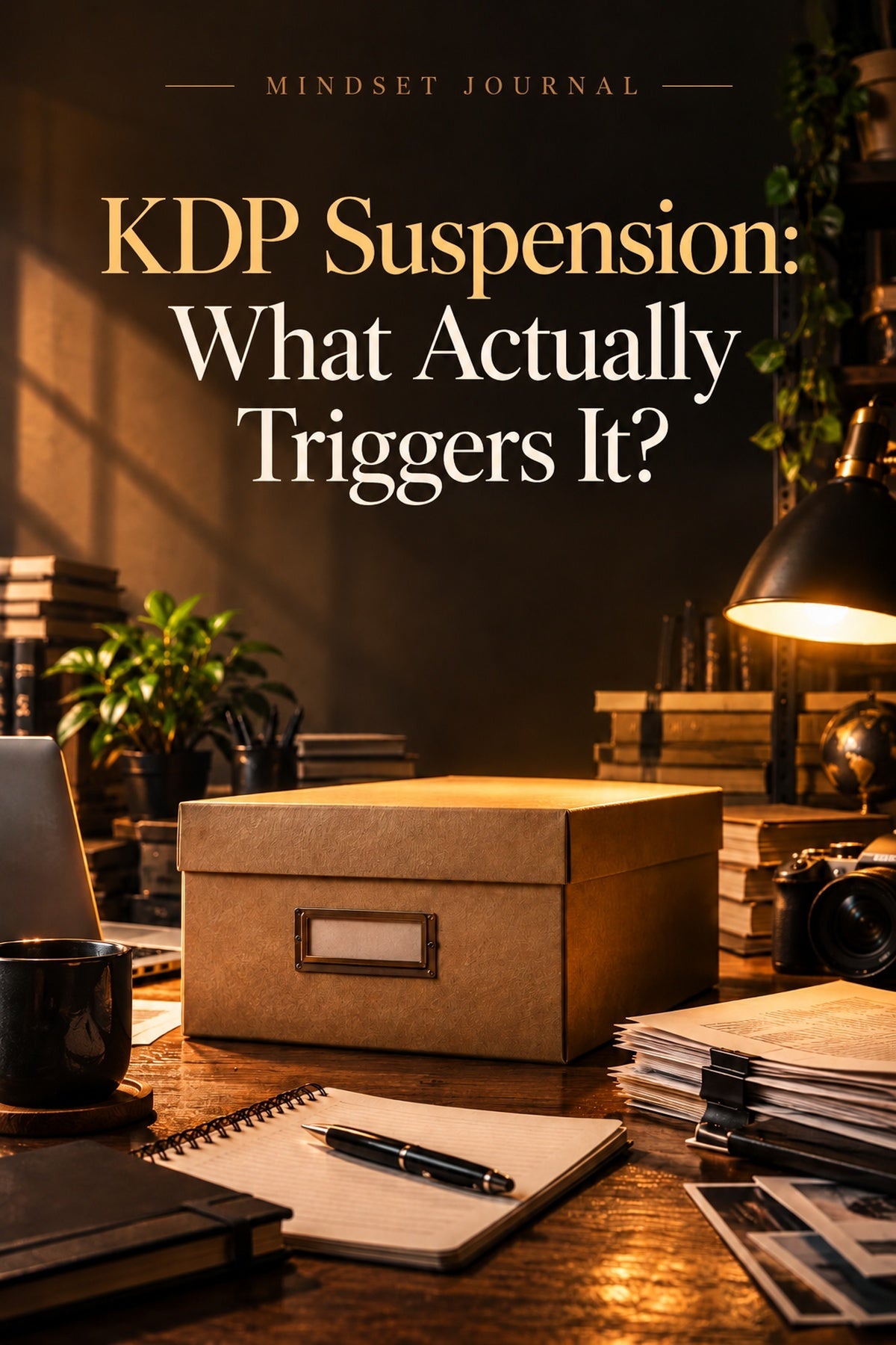 KDP Suspension: What Actually Triggers It? — Mindset Journal cover by Mindset Media Group