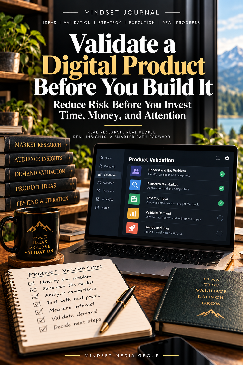 Validate a Digital Product Before You Build It — Mindset Journal by Mindset Media Group