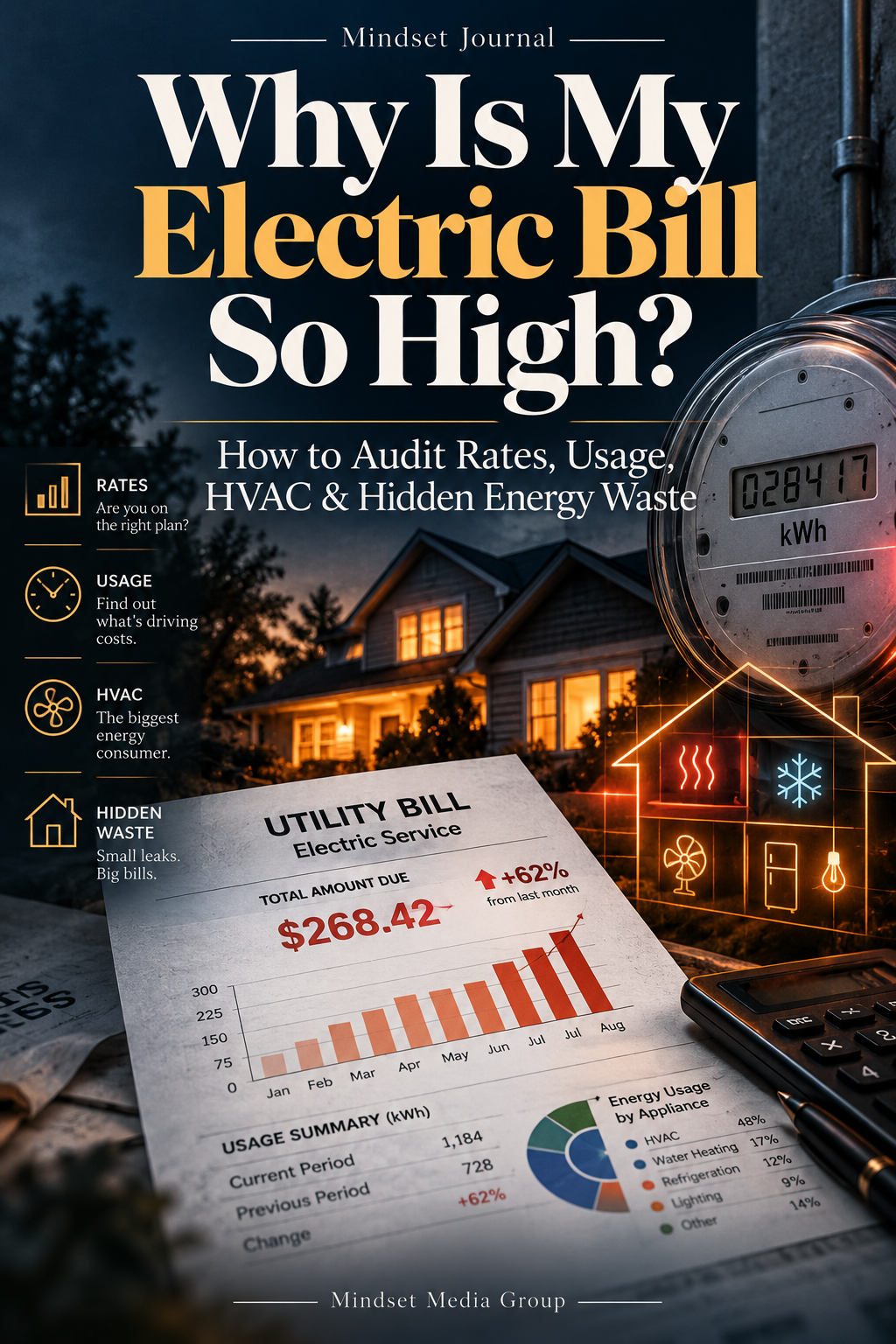 Why Is My Electric Bill So High? Mindset Journal cover