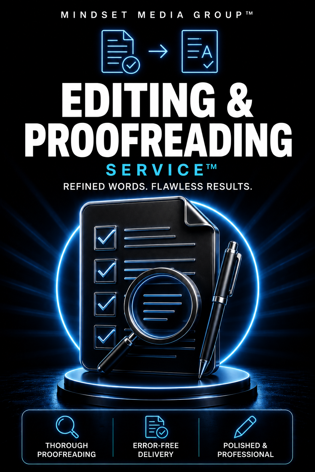 Editing & Proofreading Service™ by Mindset Media Group