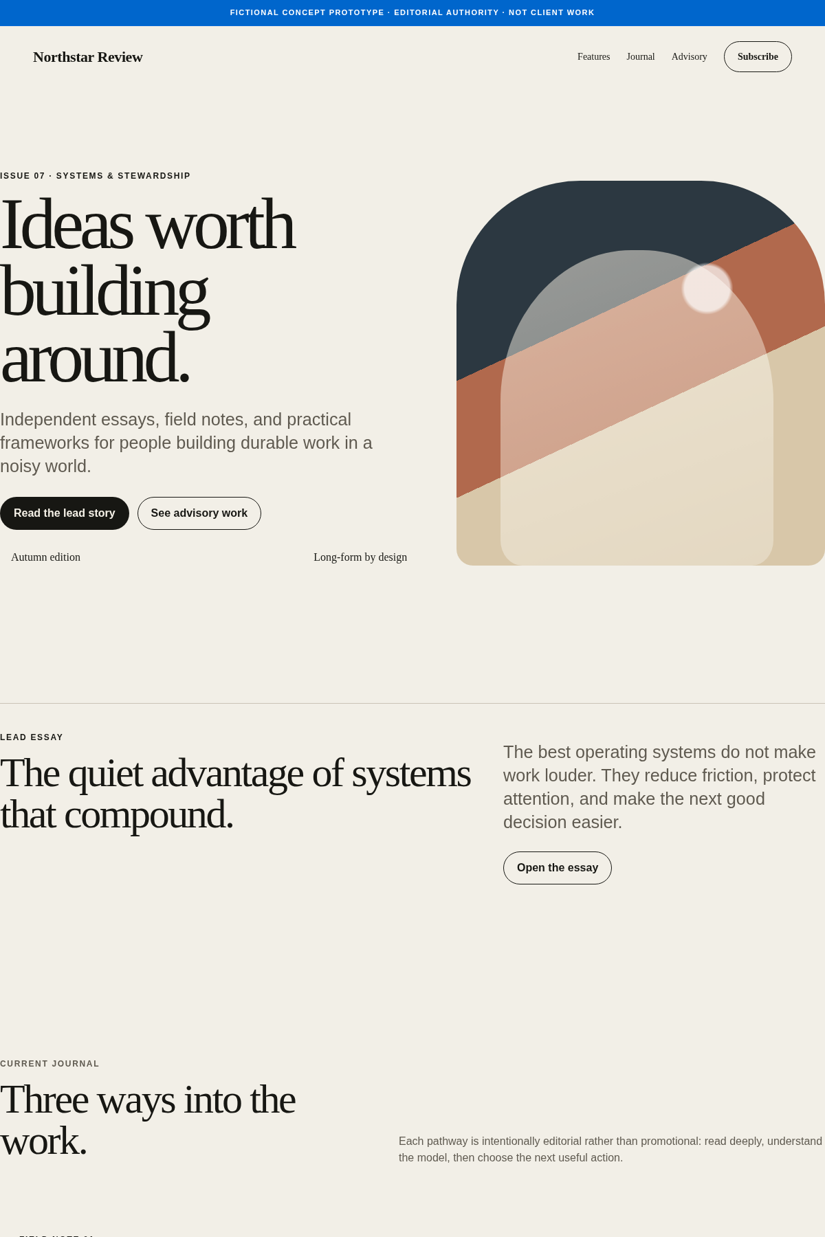 Homepage Systems — Mindset Journal by Mindset Media Group