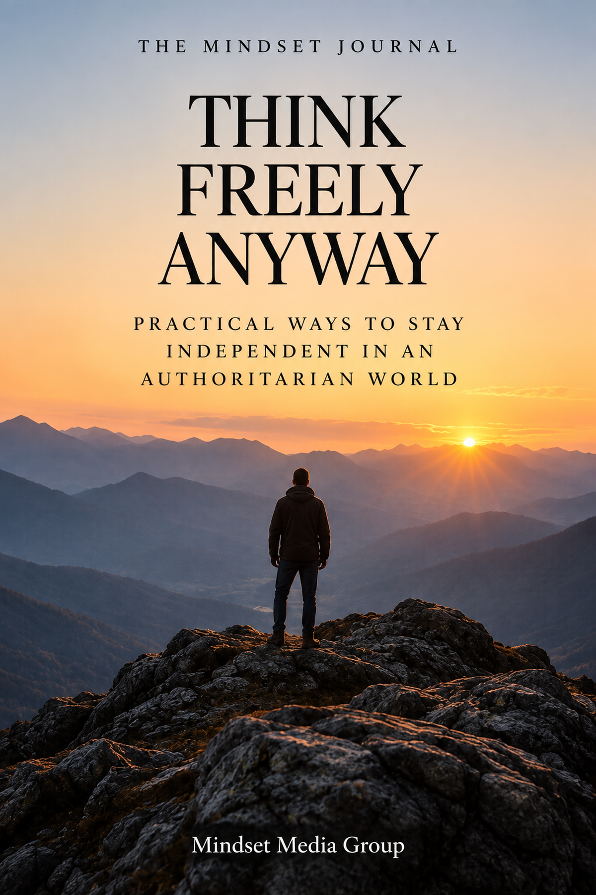 Think Freely Anyway — Mindset Journal cover about preserving independent thinking under social and political pressure by Mindset Media Group