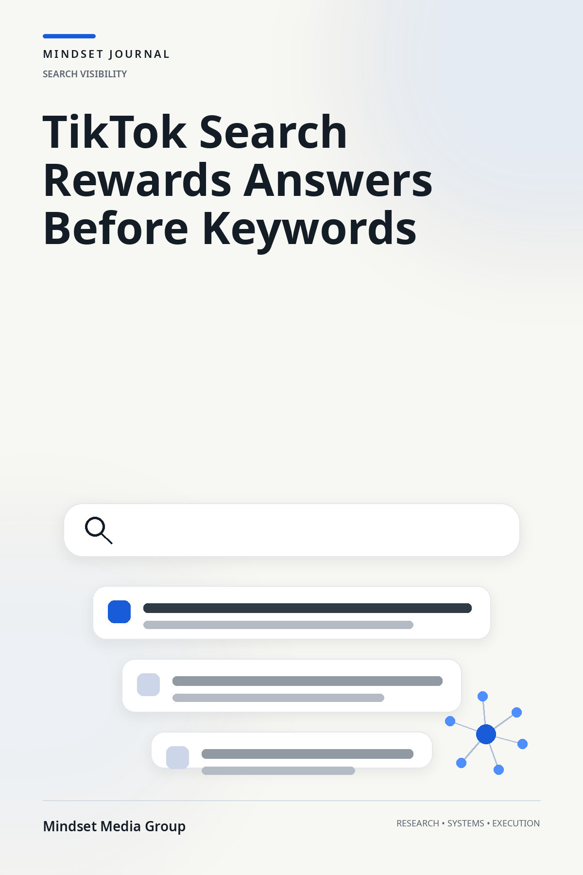 TikTok Search Rewards Answers Before Keywords — Mindset Journal featured image by Mindset Media Group
