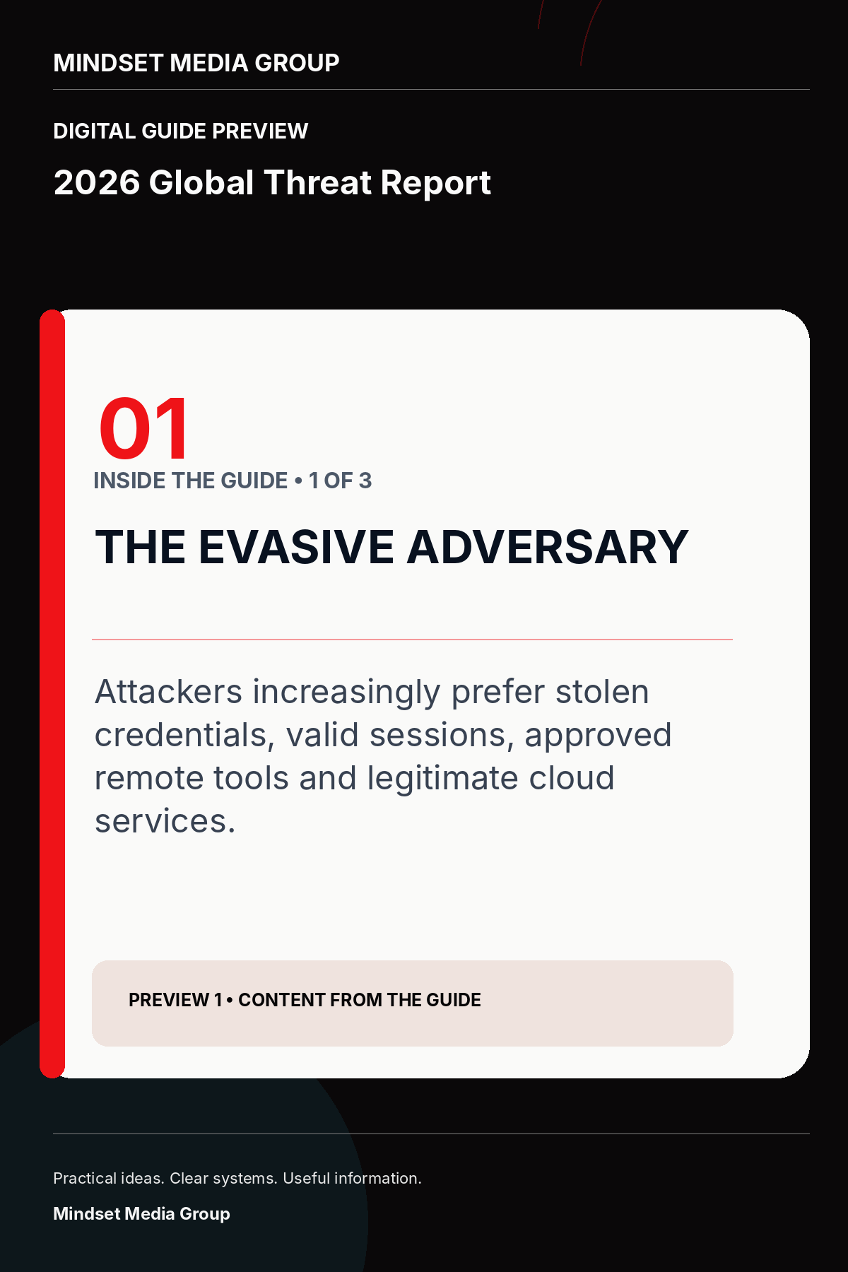 2026 Global Threat Report — Preview 01 of 3 — content from the guide