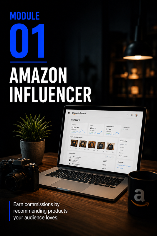 The Creator Come-Up™ — Module 1 Amazon Influencer — portrait cover by Mindset Media Group