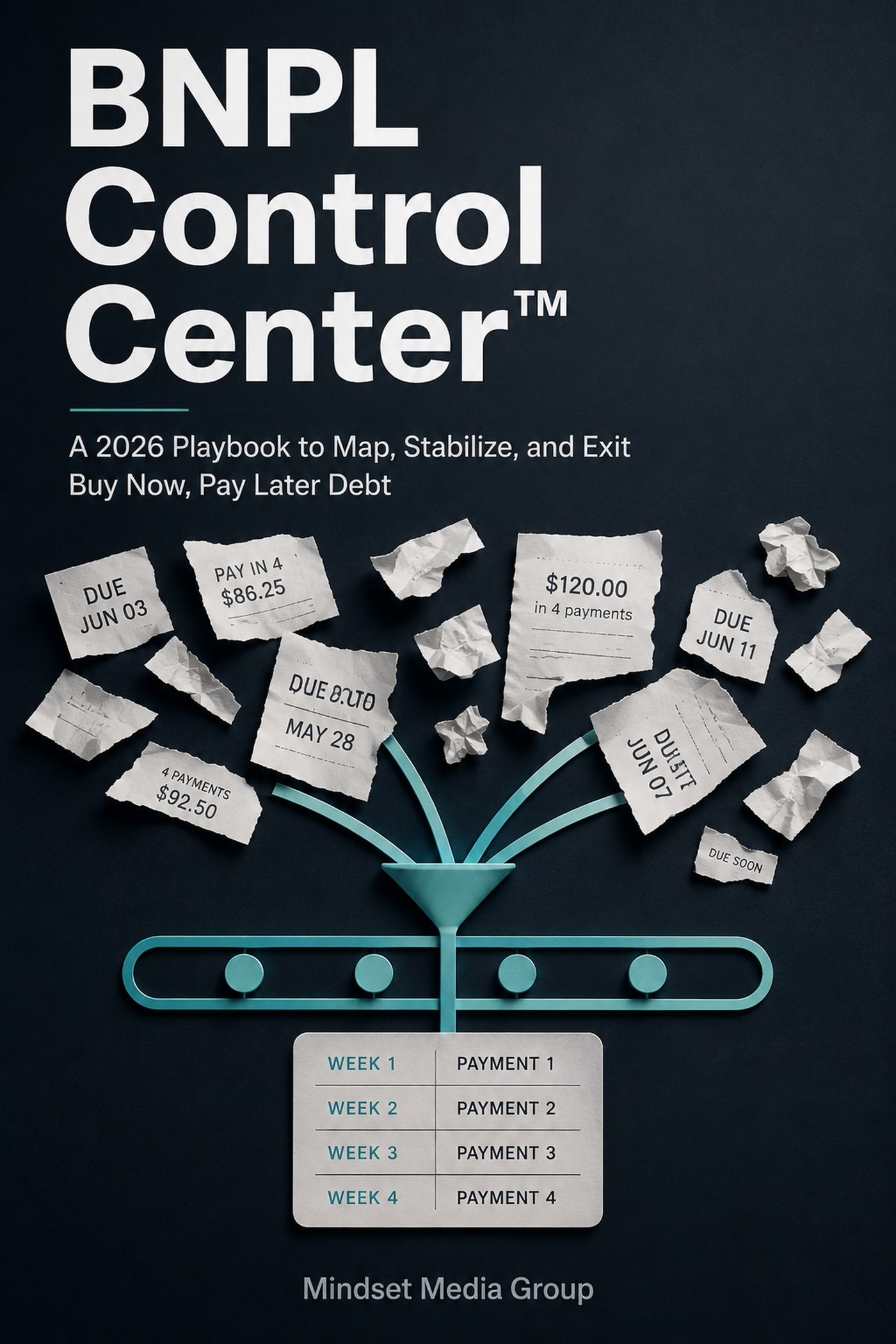 BNPL Control Center™ — approved 2:3 portrait cover by Mindset Media Group