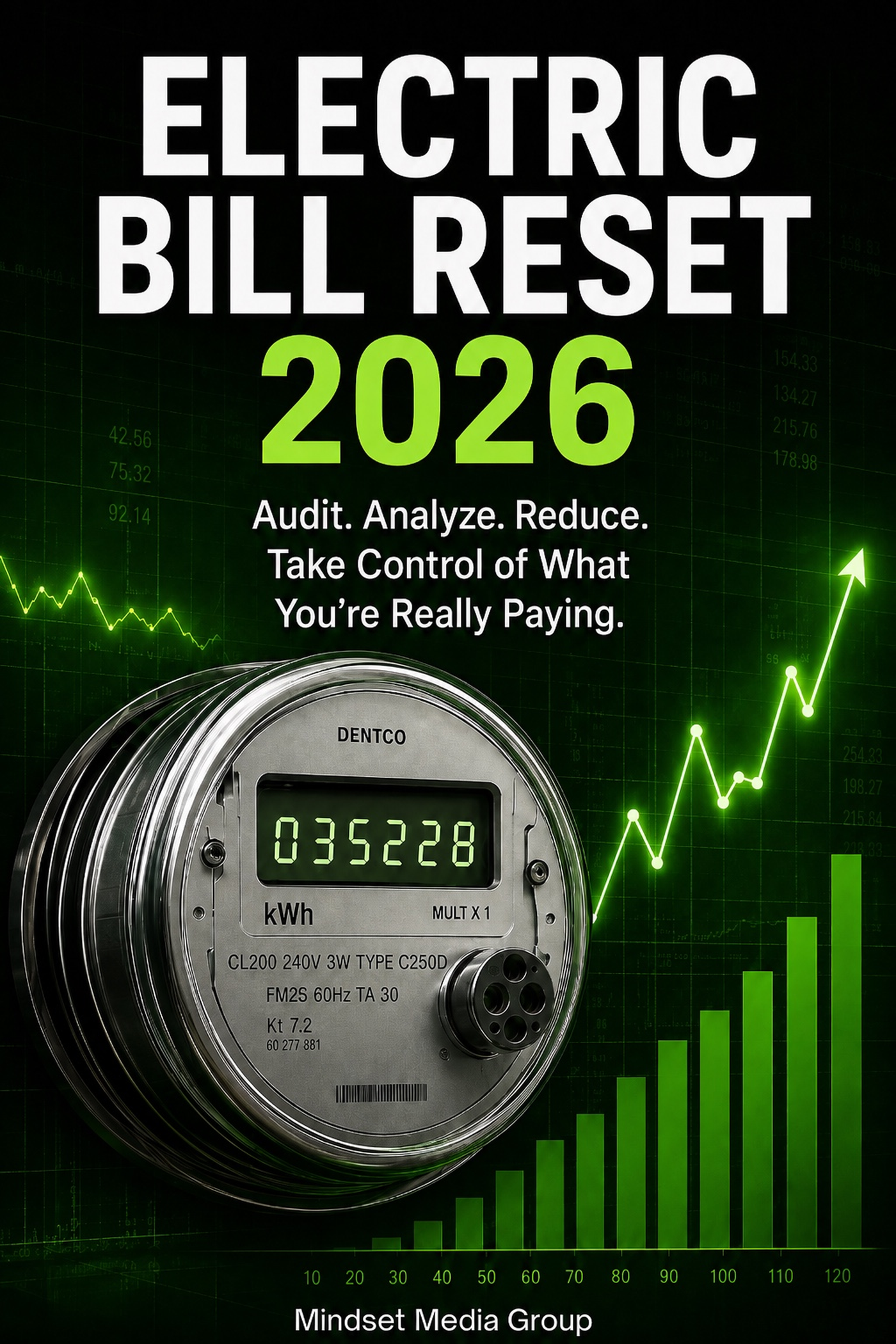 Electric Bill Reset 2026™ — approved 2:3 portrait cover by Mindset Media Group
