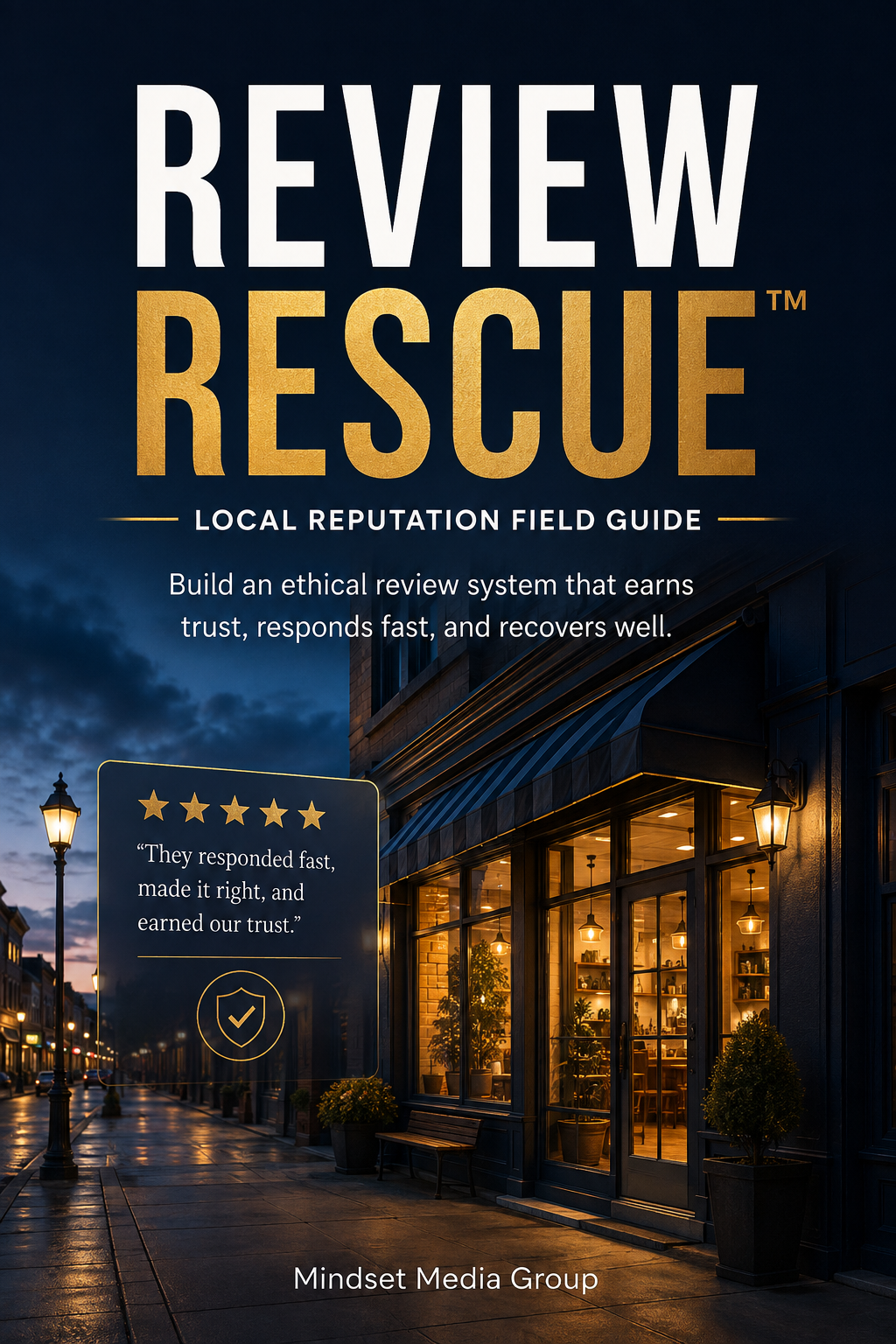 Review Rescue™ — approved 2:3 portrait cover by Mindset Media Group