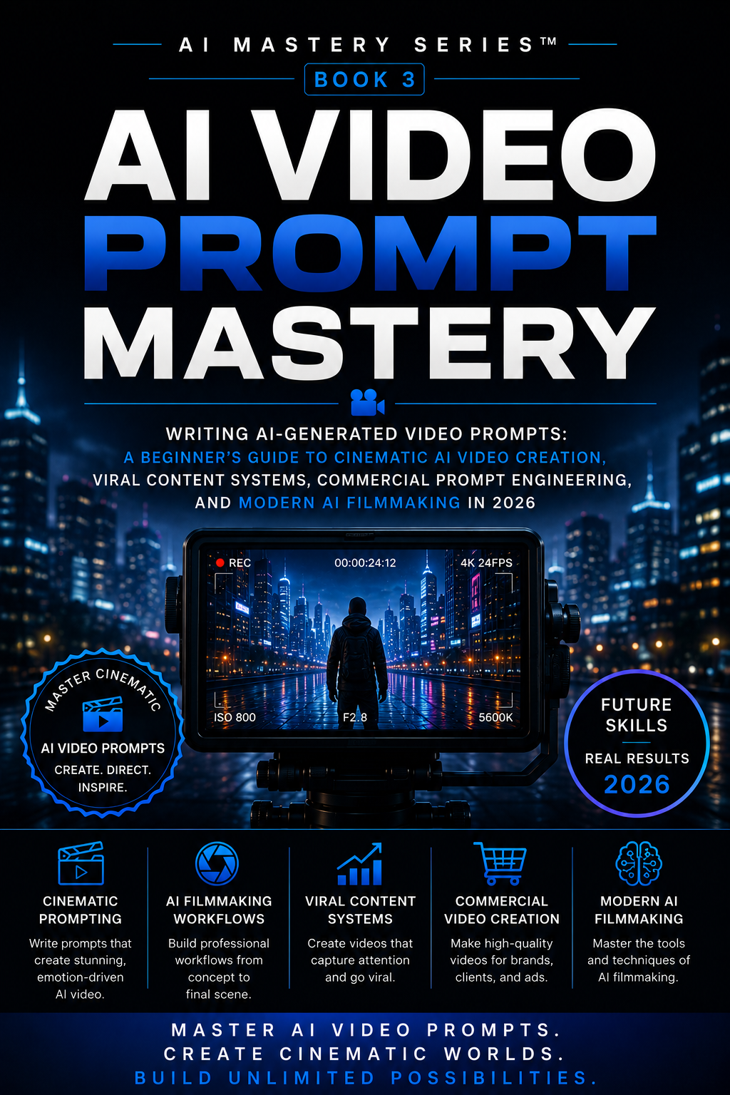 AI Video Prompt Mastery™ digital guide cover by Mindset Media Group