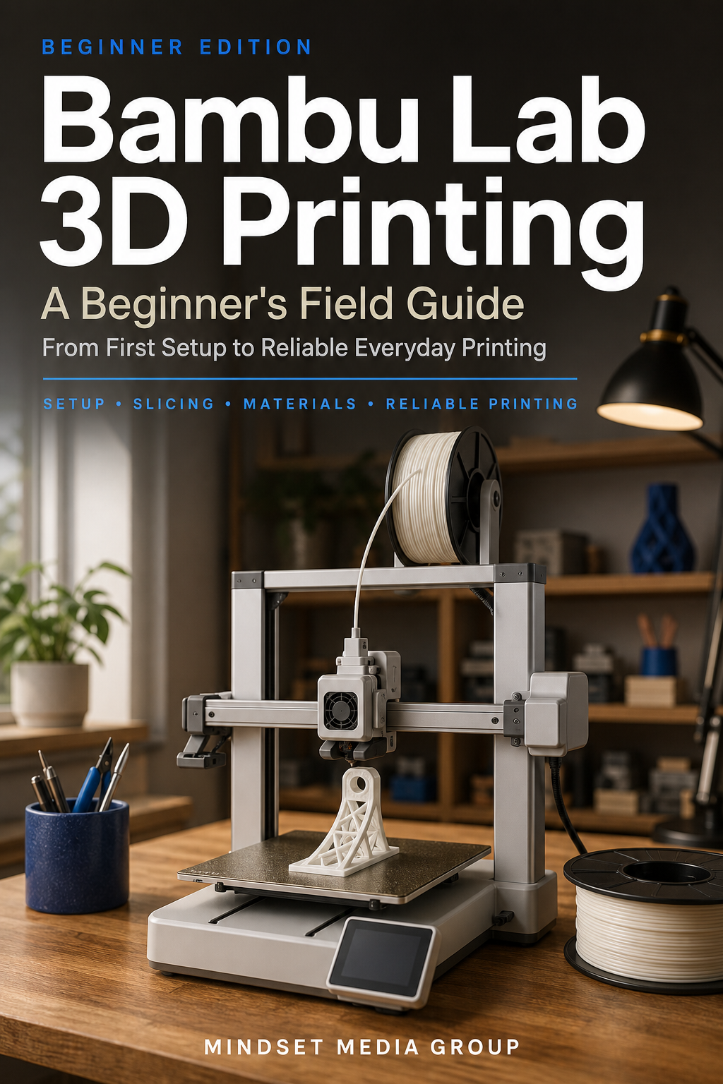 Bambu Lab 3D Printing™ digital guide cover by Mindset Media Group