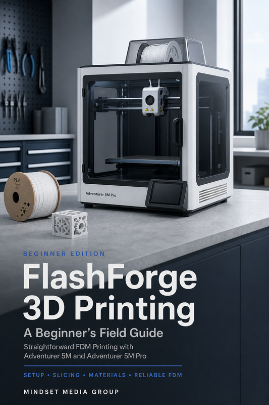 FlashForge 3D Printing™ digital guide by Mindset Media Group