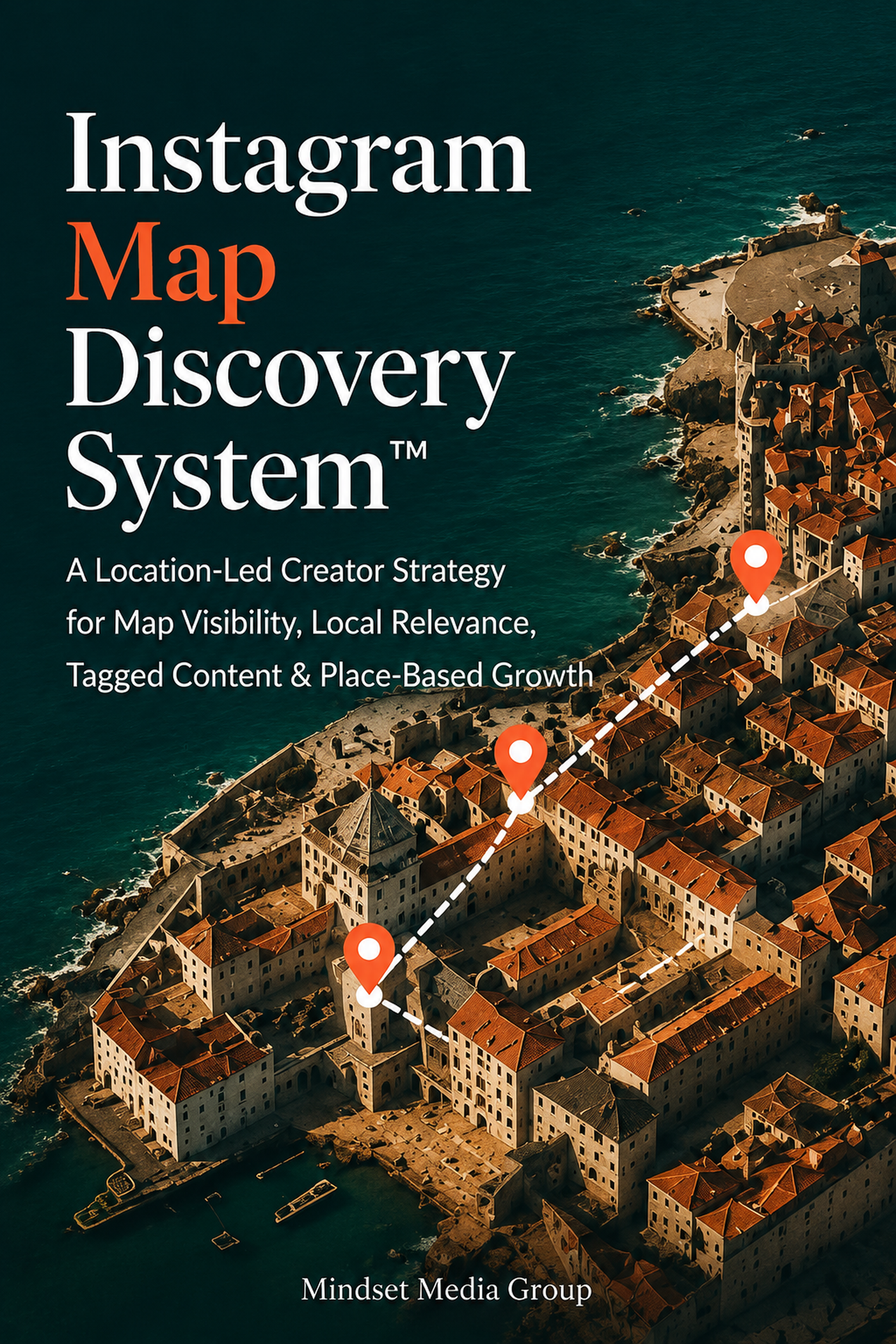 Instagram Map Discovery System™ — approved 2:3 portrait cover by Mindset Media Group