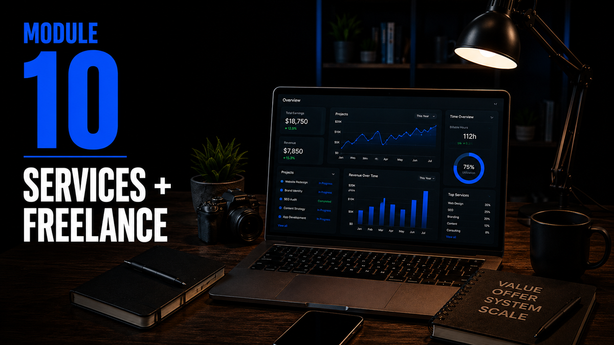 Inside The Creator Come-Up — Services + Freelance Module: A Practical Guide