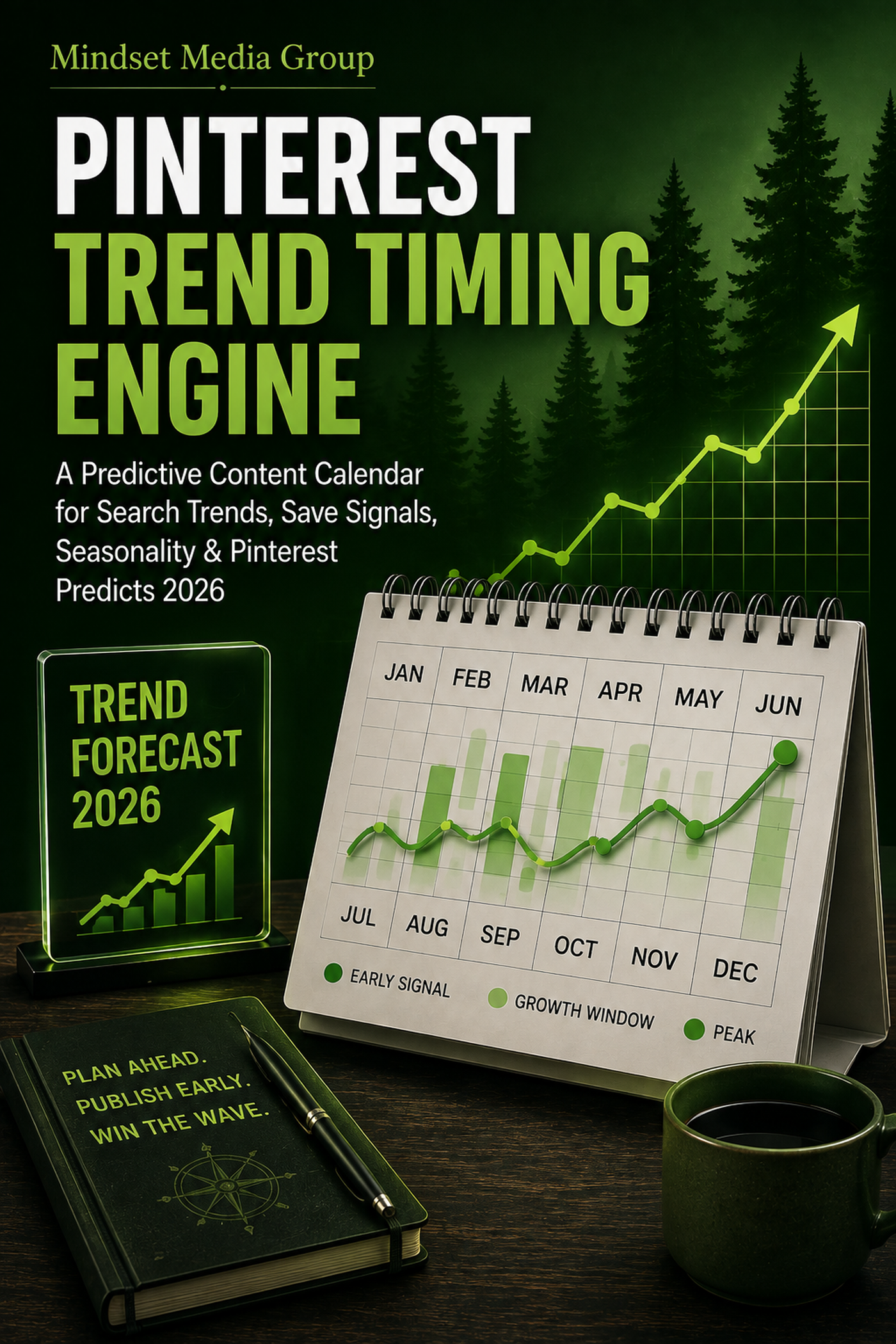 Pinterest Trend Timing Engine™ — approved 2:3 portrait cover by Mindset Media Group