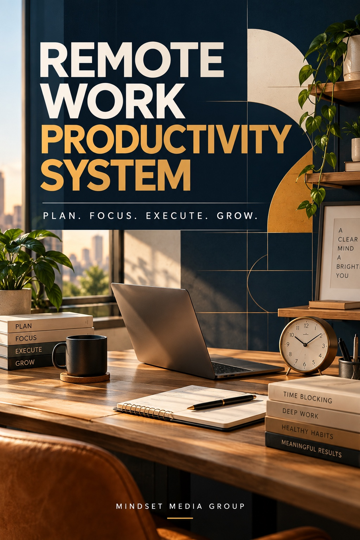 Remote Work Productivity System digital guide cover