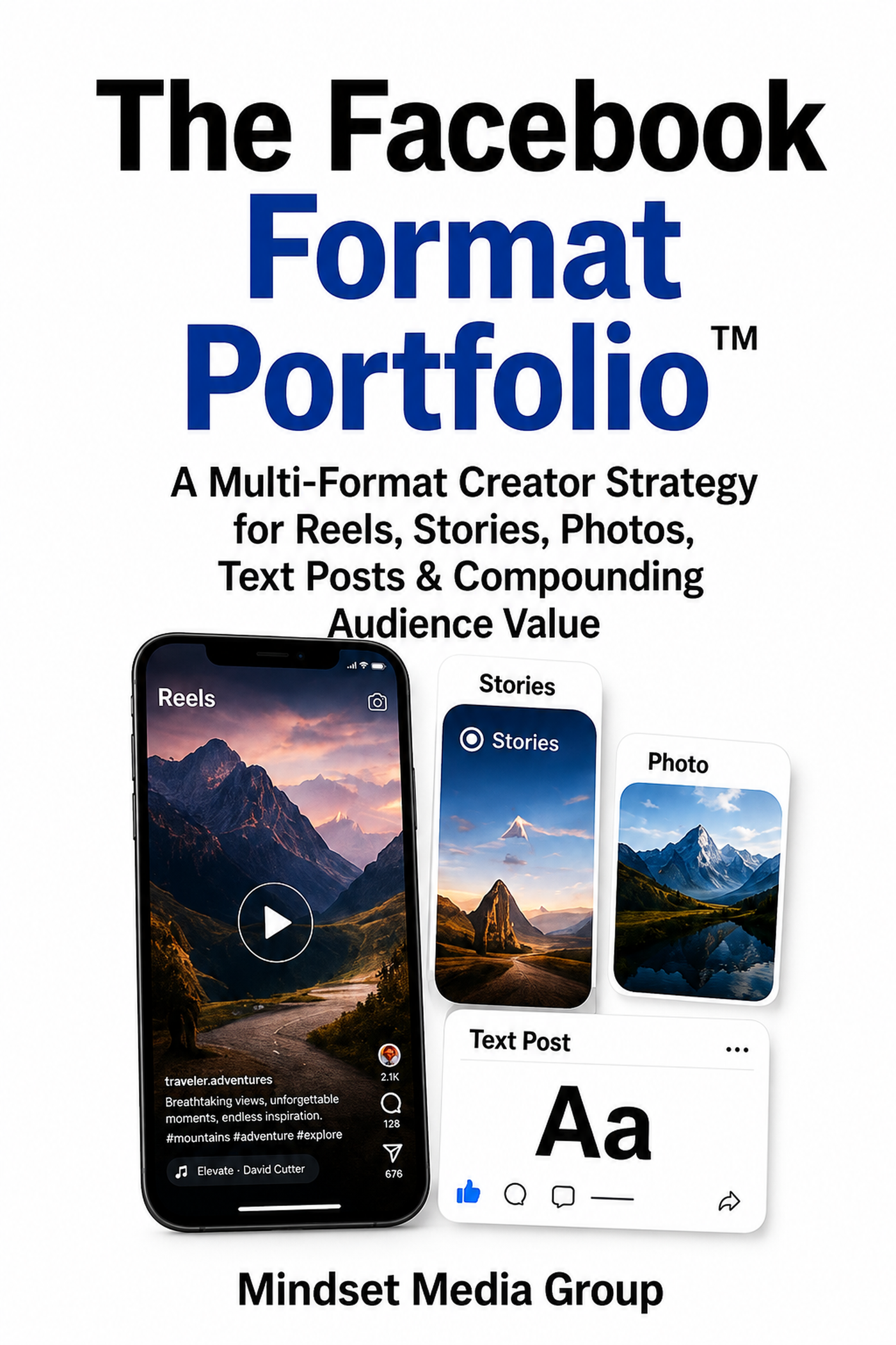 The Facebook Format Portfolio™ — approved 2:3 portrait cover by Mindset Media Group