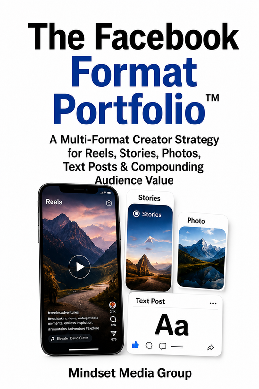 The Facebook Format Portfolio™ — approved 2:3 portrait cover by Mindset Media Group