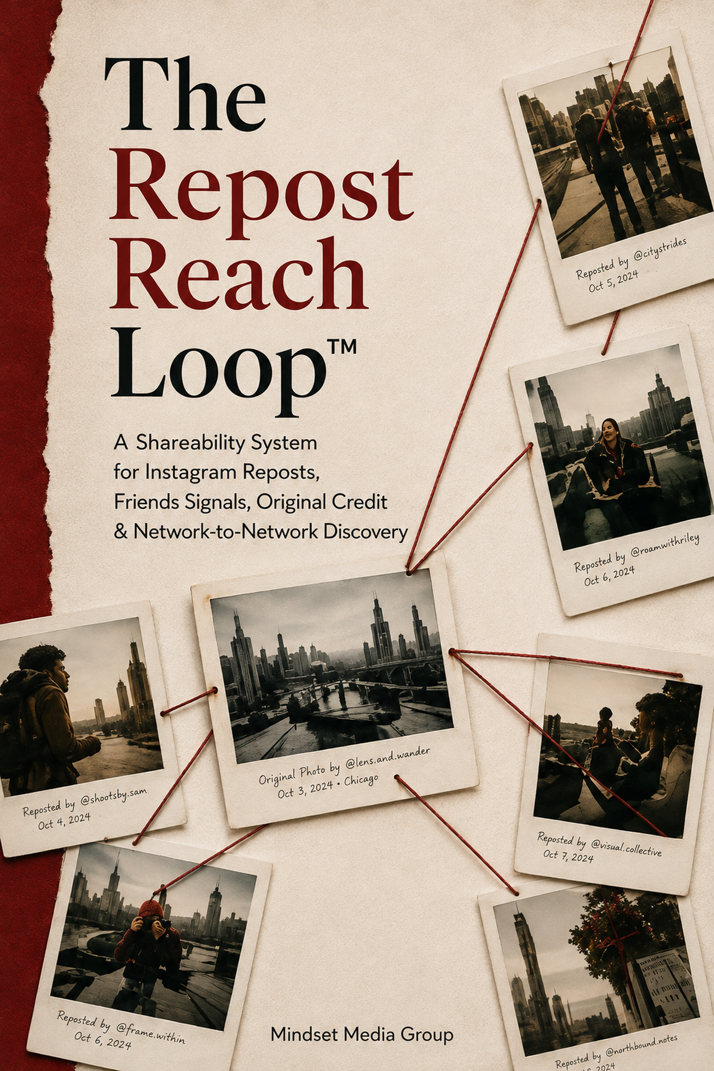 The Repost Reach Loop™ — approved 2:3 portrait cover by Mindset Media Group