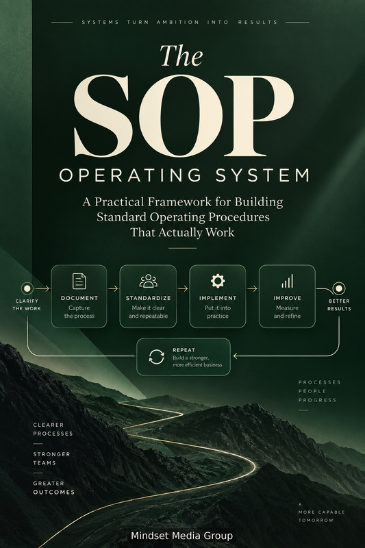 The SOP Operating System™ — approved 2:3 portrait cover by Mindset Media Group