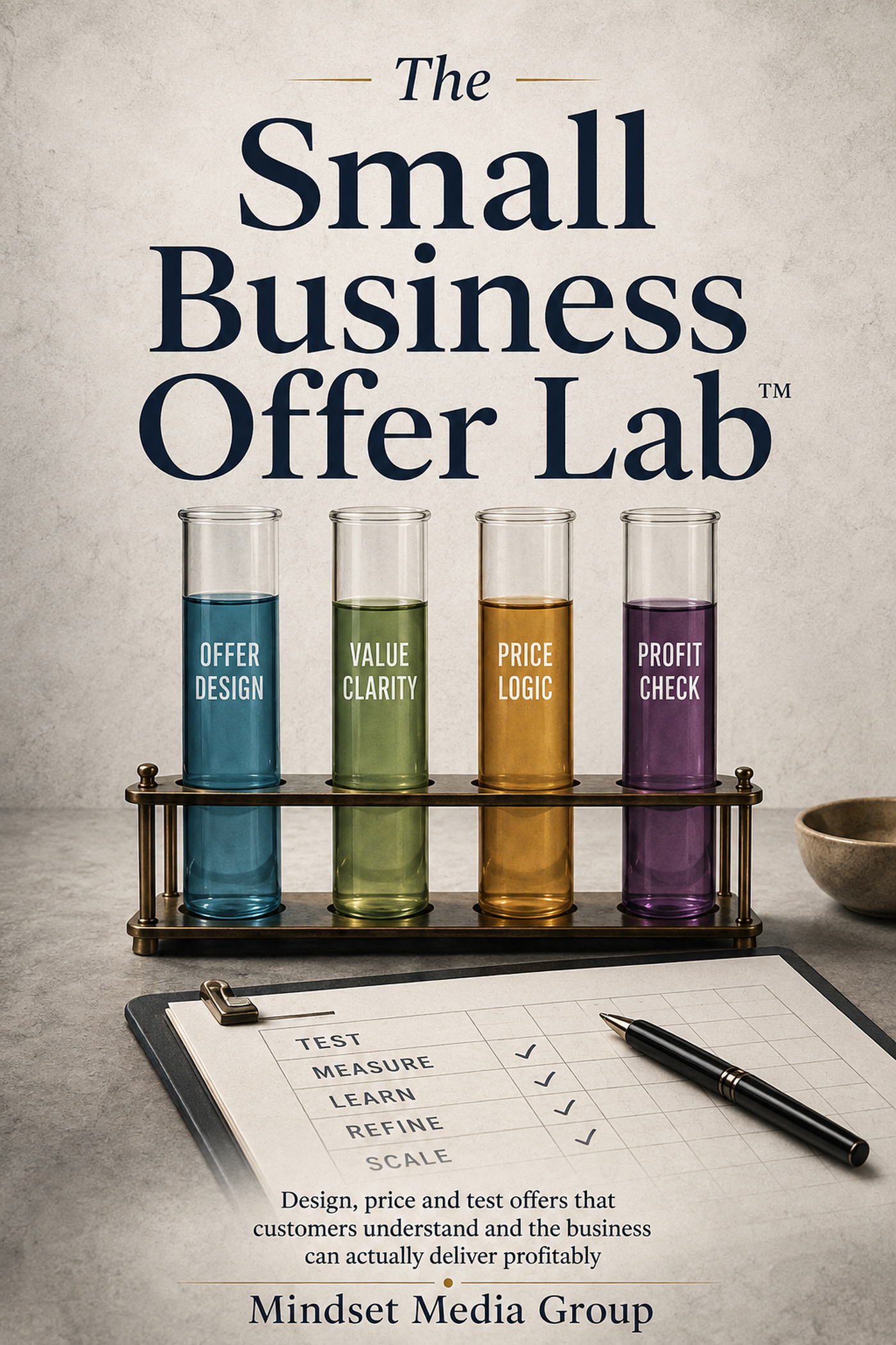 The Small Business Offer Lab™ — approved 2:3 portrait cover by Mindset Media Group