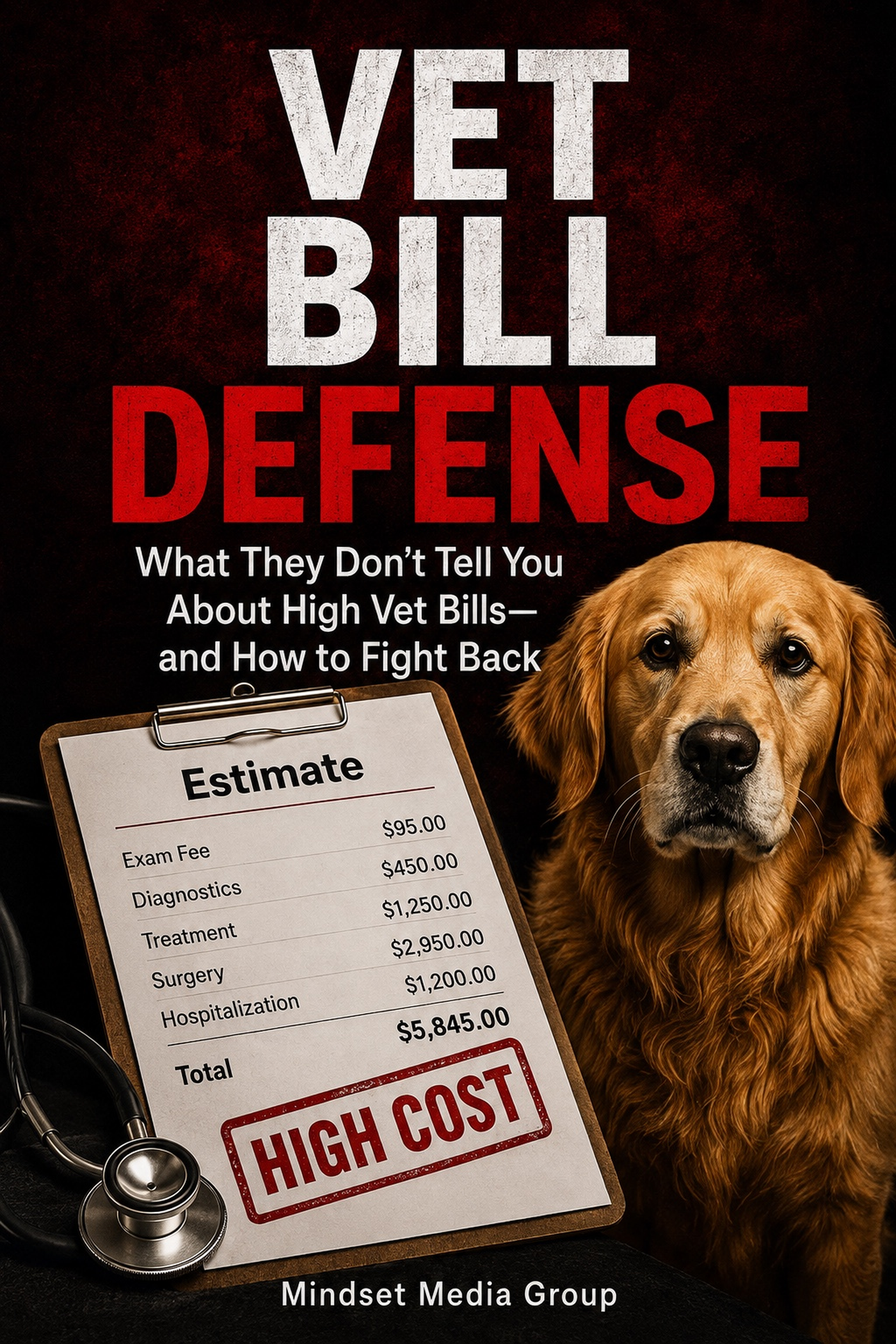 Vet Bill Defense™ — approved 2:3 portrait cover by Mindset Media Group