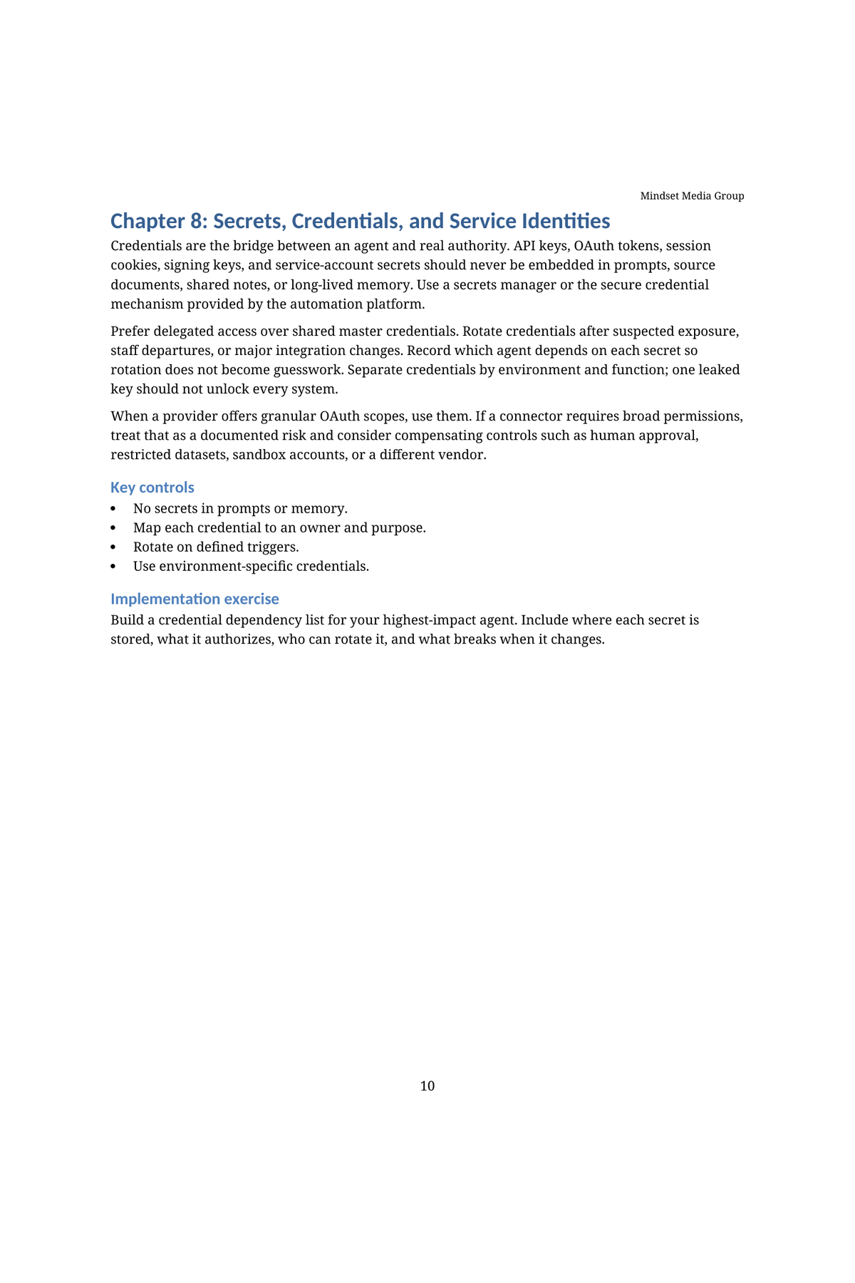 Agentic AI Security & Control System™ — Preview 02 of 3 — content from the guide