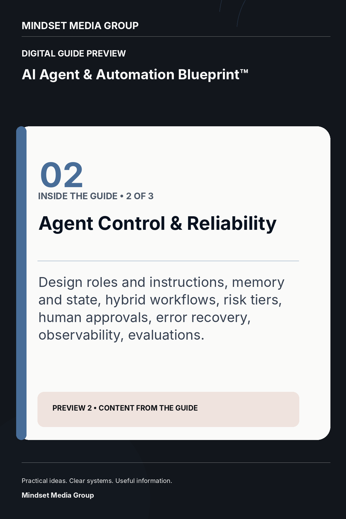 AI Agent & Automation Blueprint™ — Preview 02 of 3 — content from the guide