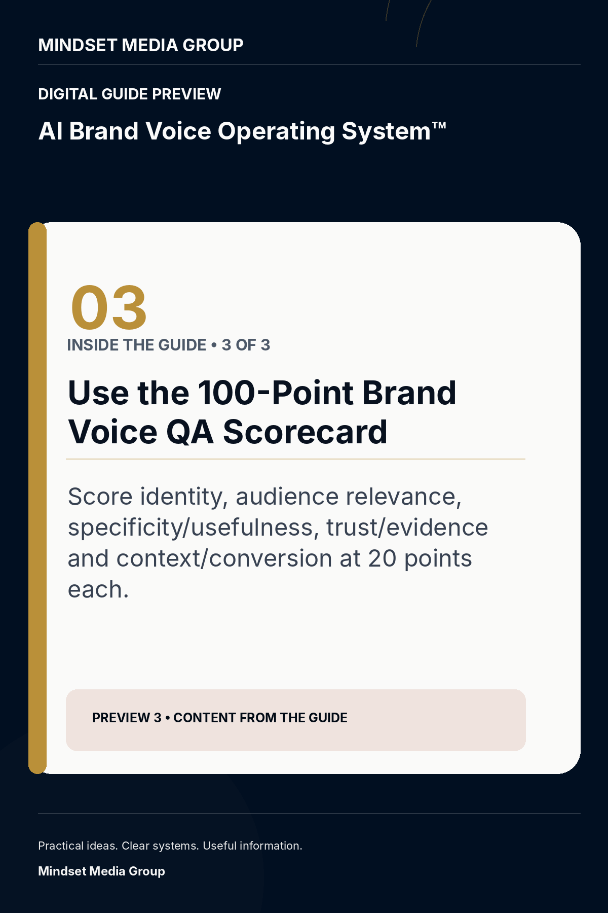 AI Brand Voice Operating System™ — canonical preview 03 of 3