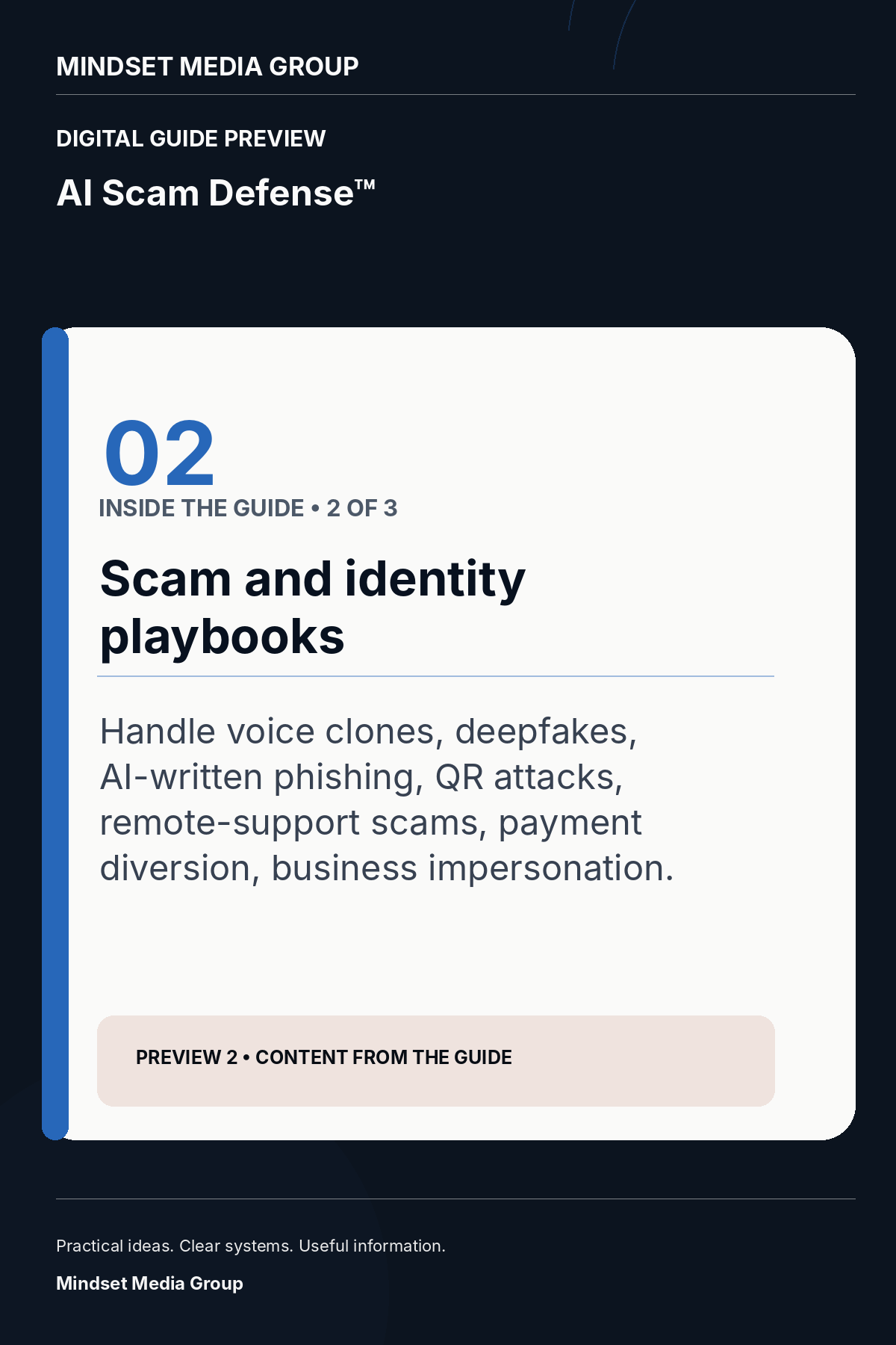 AI Scam Defense™ — Preview 02 of 3 — content from the guide