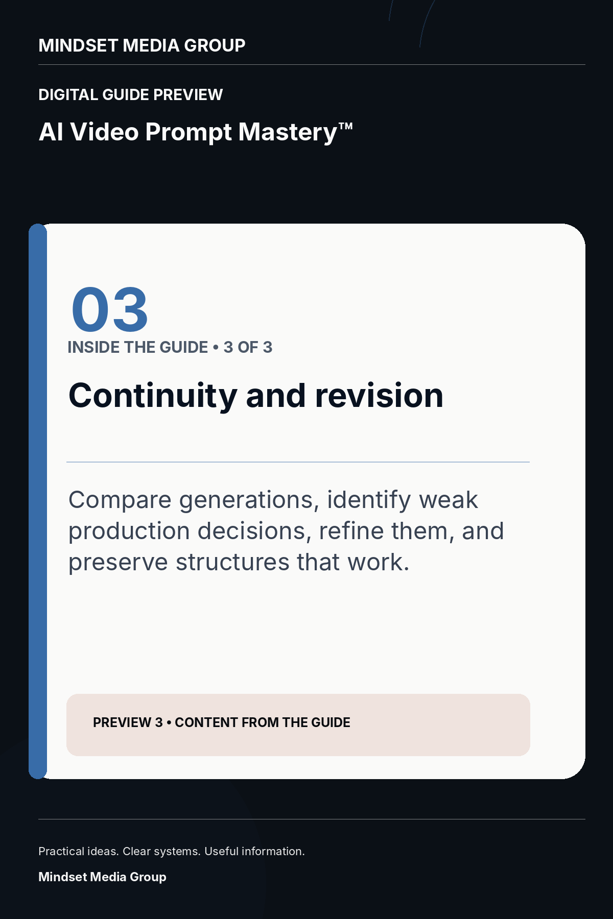 AI Video Prompt Mastery™ — Preview 03 of 3 — content from the guide