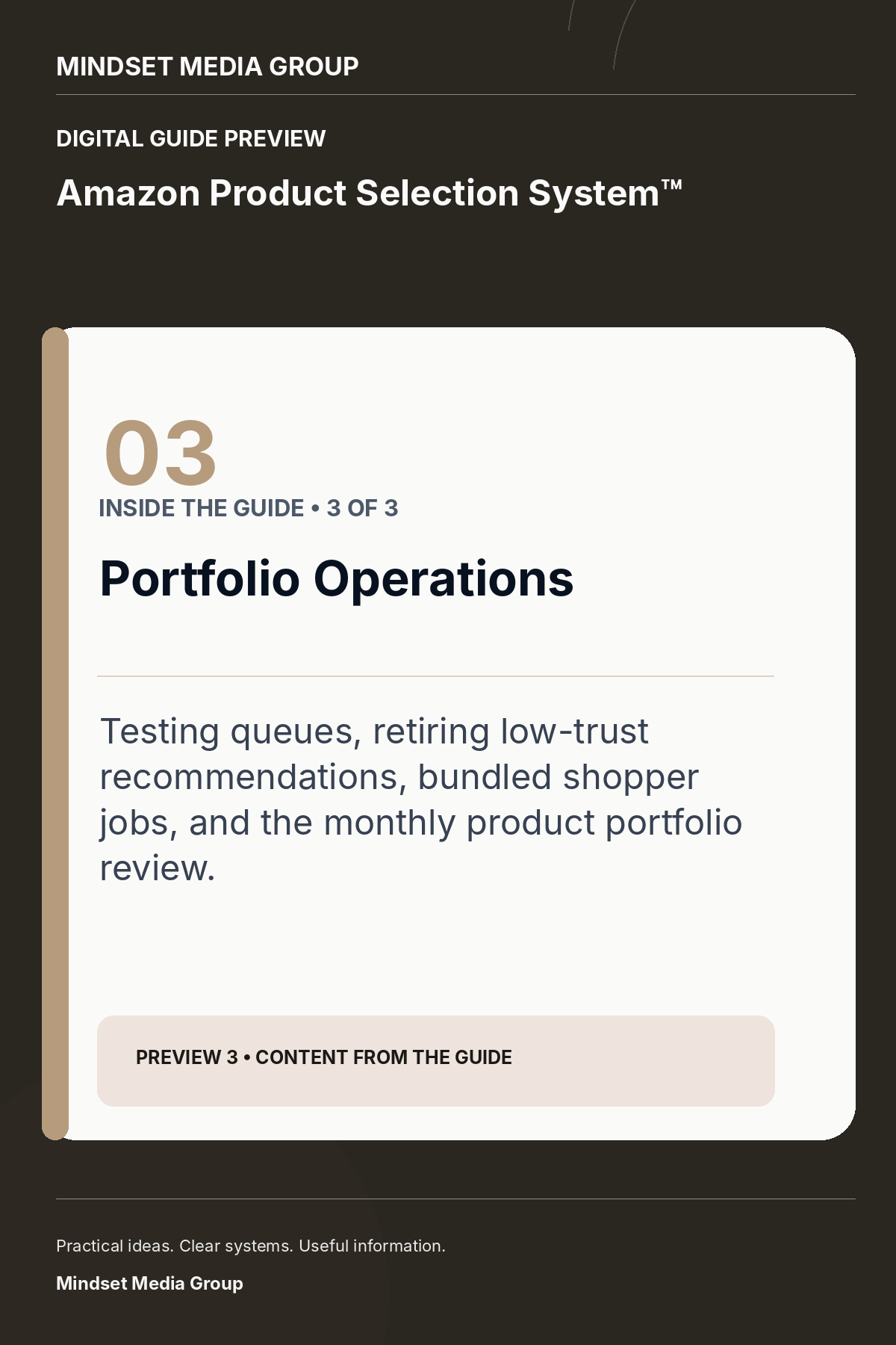 Amazon Product Selection System™ — Preview 03 of 3 — content from the guide